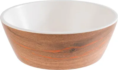 Produktbild von APS 85309 Teller CRAZY WOOD, Melamin, Ø 15,5 cm, Höhe 5,5 cm, Holzoptik
