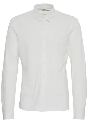Produktbild von Casual Friday CFARTHUR Herren Business Hemd Jersey Piquet Hemd Herrenhemd Baumwollmischung leicht elastisch slim fit