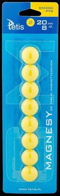 Produktbild von Tetis Magnete für Kinder, 8 Stück, Rund, Bunt