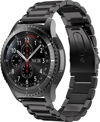 Produktbild von BStrap Stainless Steel Armband für Huawei Watch GT/GT2 46mm, black