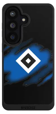 Produktbild von NIVOCASE Handyhülle für Samsung Galaxy S26  Hülle NIVOpure Case Schwarz HSV Hamburger SV Offizielles Lizenzprodukt