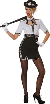 Produktbild von Bobby Polizist Kostüm Damen Polizistin England Damen-Kostüm Größe: 42