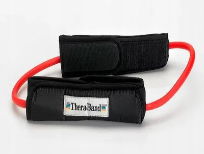 Produktbild von Thera-Band Trainingsband Tubing Loop Rot Mittlerer Widerstand 30 cm