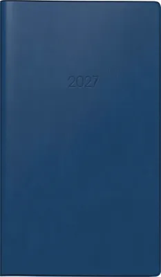 Produktbild von 2027 BRUNNEN Taschenkalender 9x15cm d.bl 2S/1M