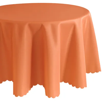 Immagine prodotto di Tovaglia ovale 160 x 220 cm in arancione per tavolo da pranzo e cucina
