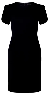 Produktbild von Vera Mont Damen Cocktailkleid Kurzarm Schwarz,34