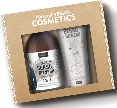 Zdjęcie produktu dla LAQ Zestaw DOBERMAN; żel 500 ml + balsam tuba 200 ml (wkładka)/ 1309