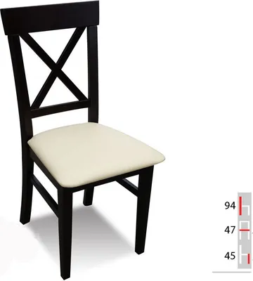 Zdjęcie produktu dla Krzesło Z Litego Drewna Krzesło Do Jadalni Designerskie Krzesło Skórzane Krzesła Krzesła Do Jadalni K64