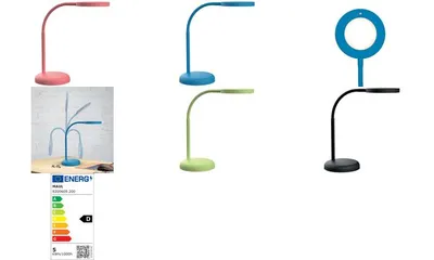 Zdjęcie produktu dla MAUL Lampa stołowa MAULjoy LED 3,000 K Stojak czarny
