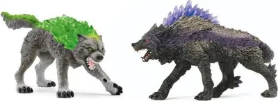 Produktbild von Figuren Set, Schleich 72289 Eldrador Creatures, Dunkelwelt und Steinwelt, 2 Furchterregende Bestien