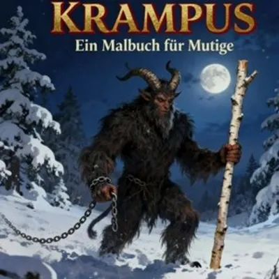 Produktbild von Krampus ein Malbuch für mutige Kinder