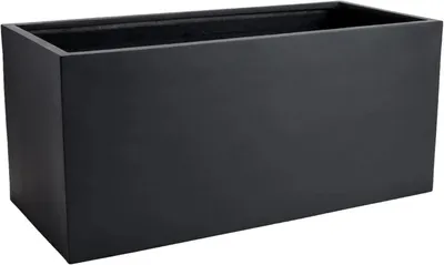 Produktbild von VIVANNO Pflanztrog Fiberglas MAXI Kasten, Anthrazit matt - 120x45x45 cm