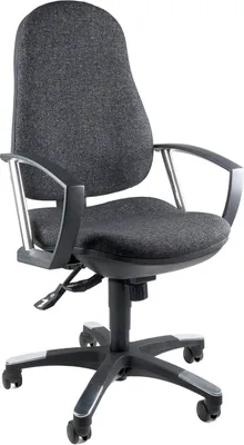 Produktbild von Topstar Home Office Bürostuhl TRENDY SY Schreibtischstuhl mit Armlehnen (nicht höhenverstellbar) Stoff Drehstuhl
