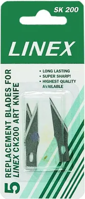 Obrázok produktu pre Náhradné čepele Linex pre skalpel CK200 100411031, v blistri, 5 kusov