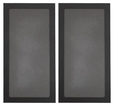 Produktbild von 2 Stück PC-Gehäuse Staubgitterfilter PVC Magnetischer Computerlüfter für Netzteilentlüftung Schwarz