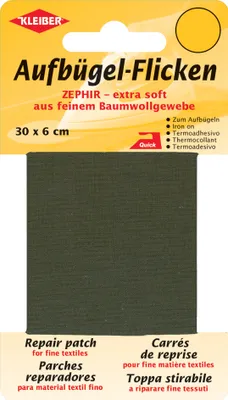 Produktbild von KLEIBER Zephir-Aufbügel-Flicken 300 x 60 mm khaki