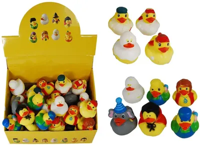 Produktbild von 1 x Bade Ente, Badeente, Ente - Gummi - ca. 5cm, 1 aus ca. 10 Varianten