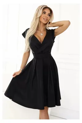 Produktbild von Kleid NUMOCO SCARLETT 348-10 SCHWARZ MIT GLITZER Größe: M