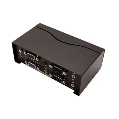 Obrázek produktu pro ATEN AT-VS0201, VGA, Kov, Černá, 65 m, 300 MHz, 1920 x 1440 px