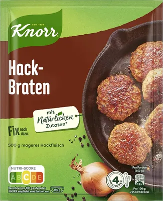 Immagine prodotto di Knorr Fix for meatloaf mix di condimento con ingredienti naturali 70g