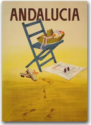 Produktbild von Poster - Canvas - Leinwand - 59,4 cm x 84,1 cm - Fotoposter - Leinwandkunst - Spanien Andalusien