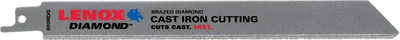 Produktbild von Rubbermaid Säbelsägeblatt 800 RDG Länge 200mm Diamond Grit Lenox - 10833800RDG