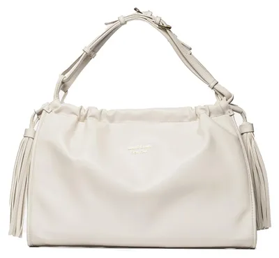 Produktbild von Damen Schultertasche aus Polyurethan mit Reißverschluss und Fransen, Marke: Marc Ellis