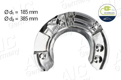 Produktbild von AIC Spritzblech Bremsscheibe für BMW 5 Touring (F11) Vorne Rechts 57530 Ankerblech