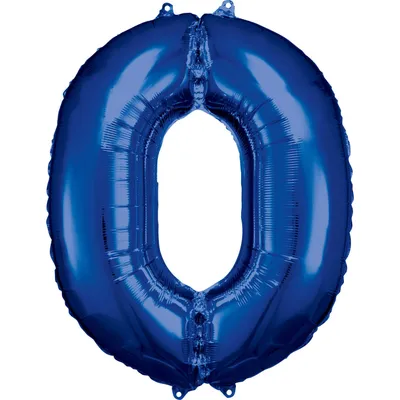 Image de Amscan nombre 0 bleu 0 0 STK