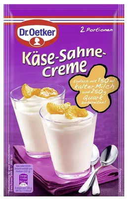 Zdjęcie produktu dla Dr Oetker desery z kremem serowym 2 porcje 63g