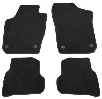 Produktbild von Velours Fußmatten Set für VW Polo 6R, Bj. 2009-2018