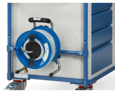 Produktbild von Fetra Zubehör Druckluftschlauchtrommel + Anbausatz Tischwagen 600mm, 2153/2435 2153-2435