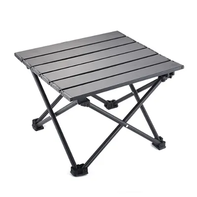Produktbild von Campingtisch - Aluminium Tisch  leicht, klappbar,Camping, Garten - Outdoor Klapptisch - Gartentisch Schwarz