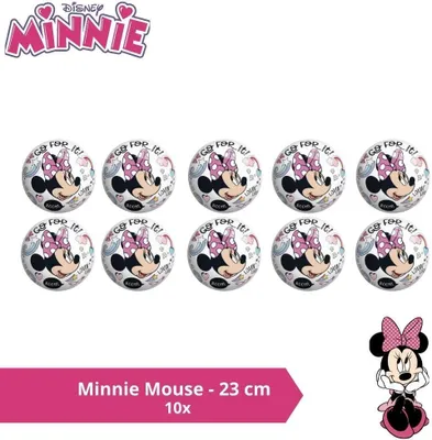 Produktbild von Ball - Vorteilspack - Minnie Maus - 23 cm - 10 Stück