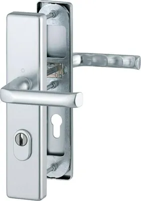 Produktbild von Hoppe Schutz-Drückergarnitur London 61G / 2222ZA / 2220 / 113 ES1 SK2 PZ Vierkant 8mm F1 - 3672961