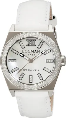 Produktbild von 0204P0MWDFNKPSW Italy Damenuhr Stealth mit 153 Diamanten 1,76 ct. Ref. 0204 stilvolle Eleganz aus Italien Locman