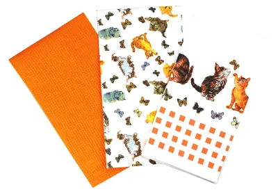Productafbeelding van Omgoods - Set van 3 Katoenen Theedoeken - Perfect voor Kook- en BBQ-liefhebbers