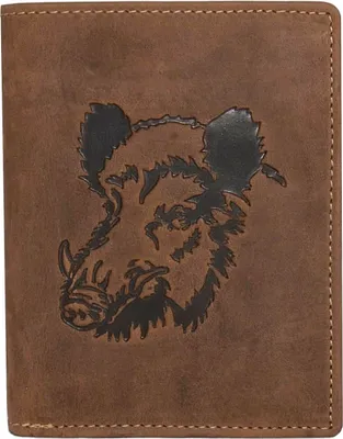 Produktbild von Green Burry Vintage Animal Collection Wild Boar" Leder (Braun)"