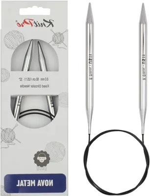 Productafbeelding van Rondbreinaalden - Breipennen - Breien en Haken - Extreem licht en glad - 40 cm x 800 mm - Koper