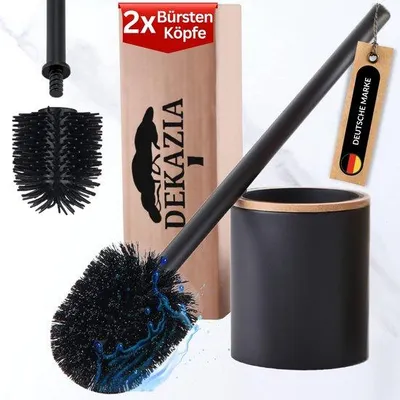 Immagine prodotto di Portaspazzolini igienici per WC con spazzolino in silicone - Portaspazzolini Mat - Spazzolino in silicone ad asciugatura rapida