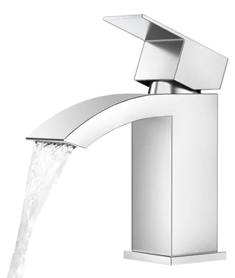 Wasserfall-Waschtischarmatur, Einhebelmischer, Chrom