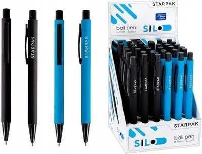 Produktbild von StarPak Automatik-Kugelschreiber blau