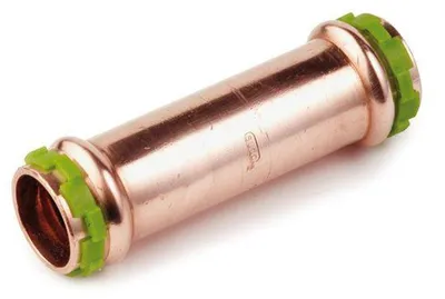 Produktbild von Kupfer Pressfitting Sudo-Press Schiebemuffe ohne Anschlag 22 mm Kontur V DVGW