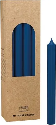 Image de Bougie Droite Bleu Marine élégance Intemporelle - Maison Berger