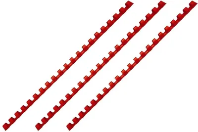 Produktbild von Kunststoffrückenring 12,5mm rot