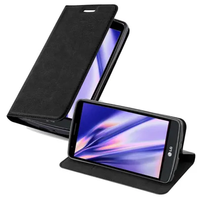 Image de Cadorabo Housse pour LG G3 STYLUS Housse de protection en noir Housse pour portable Etui Case Cover Fermeture magnétique