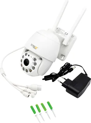 Produktbild von Technaxx 4991, IP-Sicherheitskamera, Innen & Außen, Kabellos, Extern, Wand, Weiß