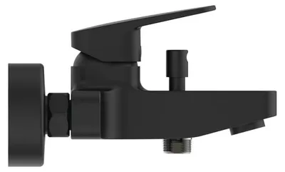 Produktbild von Ideal Standard Badearmatur Ceraplan Aufputz, Ausladung 115-120mm BD256XG Schwarz (Silk Black)