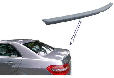 Obrázok produktu pre Spoiler na zadnú časť vozidla, model Mercedes-Benz E-Klasse W212, od roku 2009, športový dizajn.