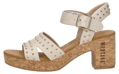 Image de Mustang Sandalen Hak  Sandalen Hak - Gebroken wit - Maat 37
